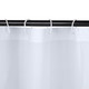 PEVA Plastic Shower Curtain - White